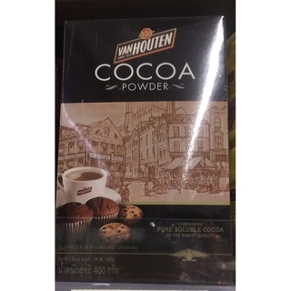 แวนฮูเต็นโกโก้ผง 400ก Van Houten Cocoa Powder 400g