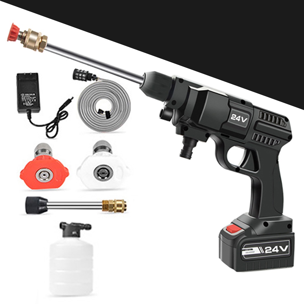 12V 24V 48V Wireless Hand Held High Pressure Car Battery Wash Water Gun