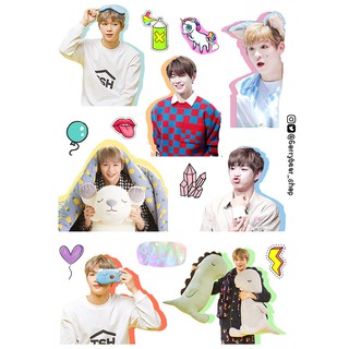 Wanna One Sticker Die-Cut สติ๊กเกอร์ ไดคัท