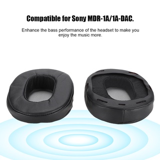 เบาะครอบหูฟังสีดําสําหรับ Sony Mdr-1A/1A-Dac