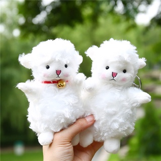 พวงกุญแจ จี้ตุ๊กตาแกะน้อยน่ารัก สําหรับห้อยกระเป๋า
