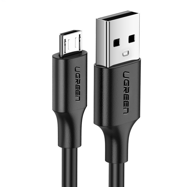 UGREEN สายเคเบิลชาร์จ USB 2.0 micro USB สำหรับชาร์จและซิงก์ข้อมูล