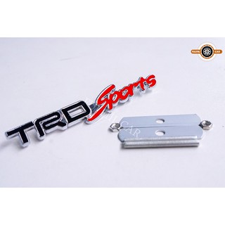 โลโก้ติดรถยนต์ Toyota-TRD Sports สำหรับกระจังหน้ารถยนต์