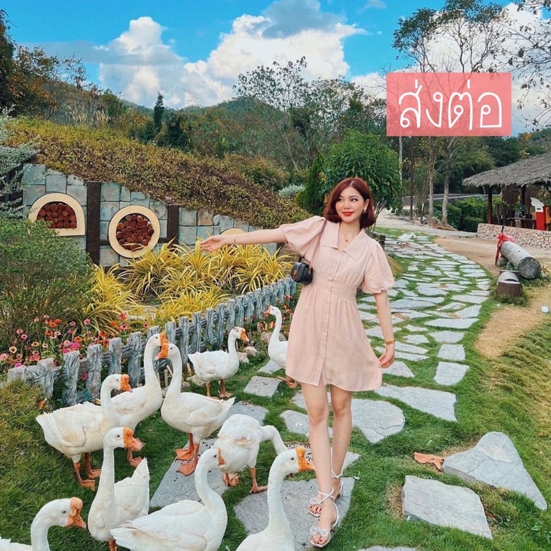 ส่งต่อเดรสร้าน @yqkoreanshop น่ารักมากกก