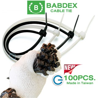 เคเบิ้ลไทร์ CABLE TIE" BANDEX เคเบิ้ลไททนความร้อน 4นิ้ว 6นิ้ว 8นิ้ว 10นิ้ว 12นิ้ว  ยี่ห้อBANDEX