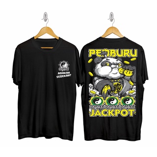 ผ้าฝ้ายคอกลมเสื้อยืด พิมพ์ลาย Domino PANDA SCATTER Hunter JACKPOT Hunter // NEW MANIA Recent &amp; Can Pay - TMR.91CLOTHfrom