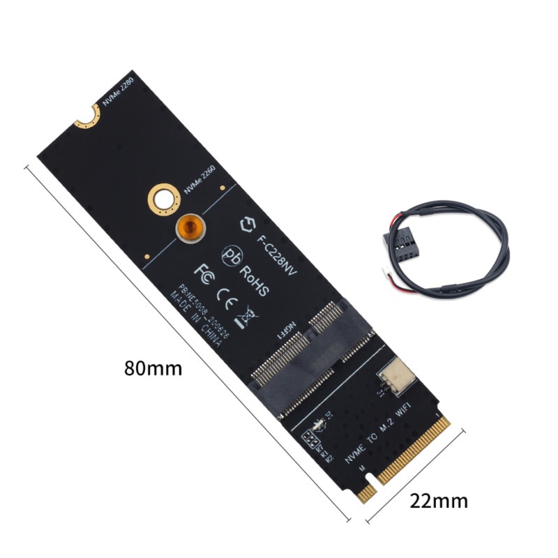 Ready Stock 】3000Mbps 802.11ax M.2 A+E Key WiFi 6 Intel AX200 Card To M.2 M  Key NVMe SSD Port Wireless Adapter Wifi Bl | Shopee Thailand