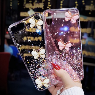 เคสโทรศัพท์มือถือลายการ์ตูนผีเสื้อ 3 มิติสําหรับ Vivo V21 V21E V20 V20Pro V20Se V17 V19 V15 V15Pro V11 V11Pro