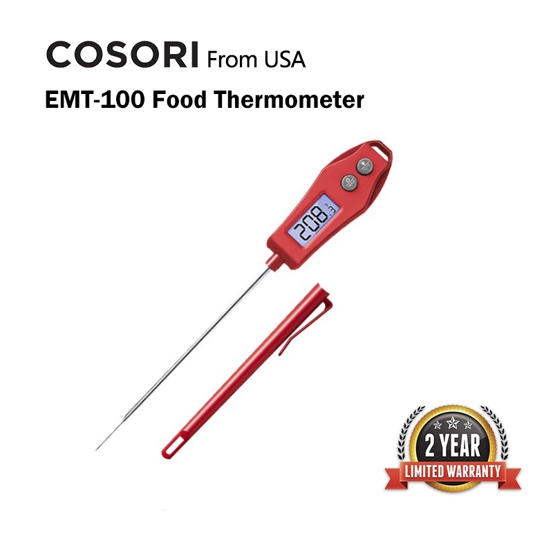 [รับ29c. 10CCBOCT3] Etekcity EMT-100 Food Thermometer เครื่องวัดอุณหภูมิอาหาร ที่วัดอุณหภูมิ อาหาร จอแสดงผล LCD