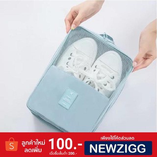 สินค้าใหม่!! กระเป๋ารองเท้าใบใหญ่-พรีเมี่ยม ถูกที่สุดค่า B024