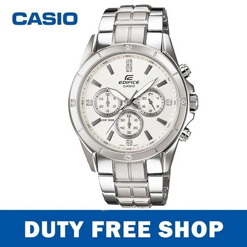 CASIO นาฬิกาผู้ชาย สายสแตนเลส รุ่น EF-544-7A