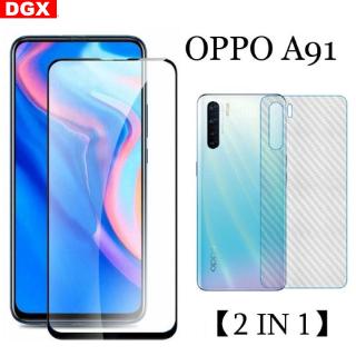 OPPO A91 OPPO A31 2020 A5 2020 A9 2020 Find X2 (2 in 1) ฟิล์มกระจกนิรภัยป้องกันรอยหน้าจอ+3 d สําหรับ oppo DGX