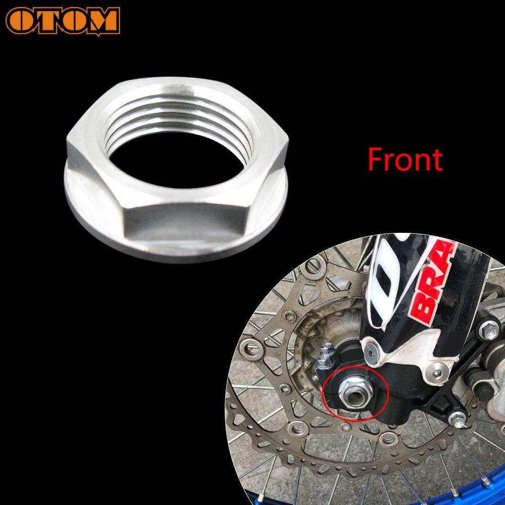 ปรับโฉม&OTOM Motorcycle M18 Front & M22 Rear Wheel Axle Nut Screw Bolts