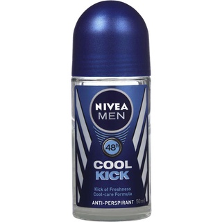 Nivea นีเวีย ดีโอ เมน คูล คิก โรลออน ระงับกลิ่นกาย สำหรับผู้ชาย 50 มล. (4005808828869)