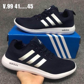 รองเท้าผ้าใบ รองเท้าผ้าใบADIDAS รองเท้าวิ่ง รองเท้ากีฬา (สินค้าขายดี/สินค้าส่งไว100%)