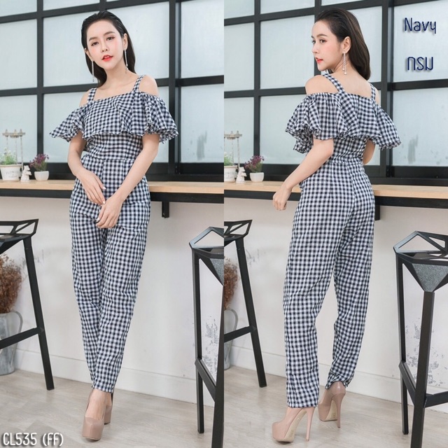 แฟชั่นเกาหลี Scoot Playsuit