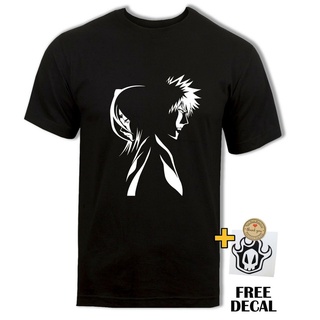 [S-5XL]$Boutique Clothing$ichigo Rukia Bleach Soul Reaper เสื้อผ้าบูติก ลายการ์ตูนอนิเมะ สีดํา สีขาว