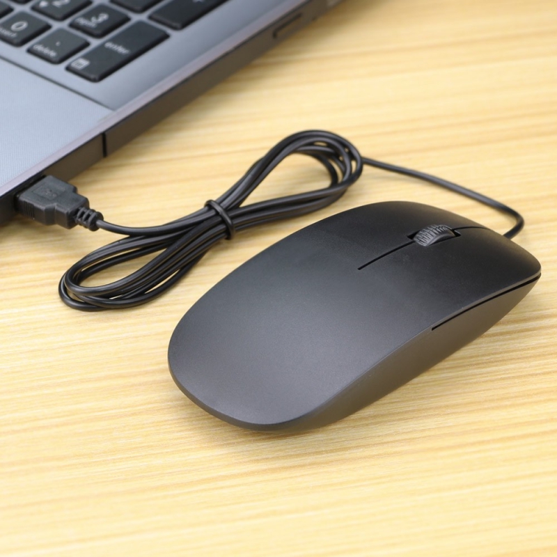 เมาส์คอมพิวเตอร์ แบบมีสาย USB 1200 DPI สายเคเบิล ยาว 1.2 เมตร เมาส์คอมพิวเตอร์