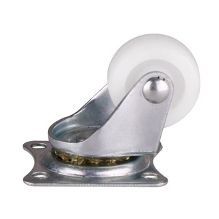 SWIVEL CASTER WHEEL 1" FITT 192025 POLYPROPYLENE WHITE ลูกล้อ POLYPROPYLENE WHITE FITT แป้นหมุน 1 นิ้ว 192025 ลูกล้อ อะไ