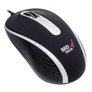 USB Optical Mouse MD-TECH (MD-18) Black/Silver