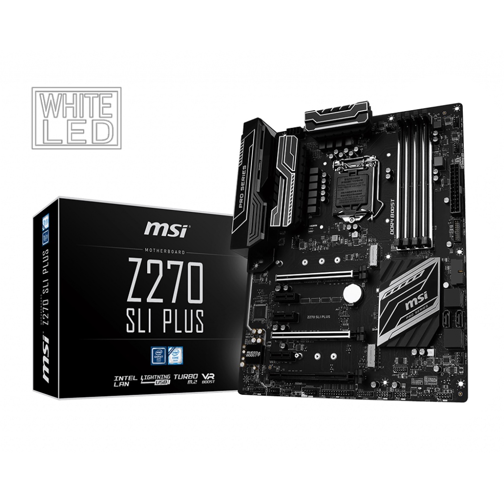 MAINBOARD (เมนบอร์ด) 1151 MSI Z270 SLI PLUS ตัวท็อป พร้อมส่ง