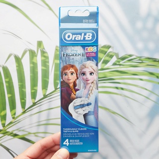 หัวแปรงสีฟัน สำหรับเด็กอายุ 3 ปีขึ้นไป 4 ชิ้น Kids 3+ Years Replacement Brush Heads Frozen 4 Count (Oral-B®)