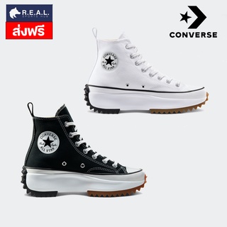 💸ลด45.-ใส่โค้ดRSPRAUG1💸รองเท้าผ้าใบ CONVERSE รุ่น RUN STAR HIKE HI BLACK/WHITE สีดำ และ ขาว