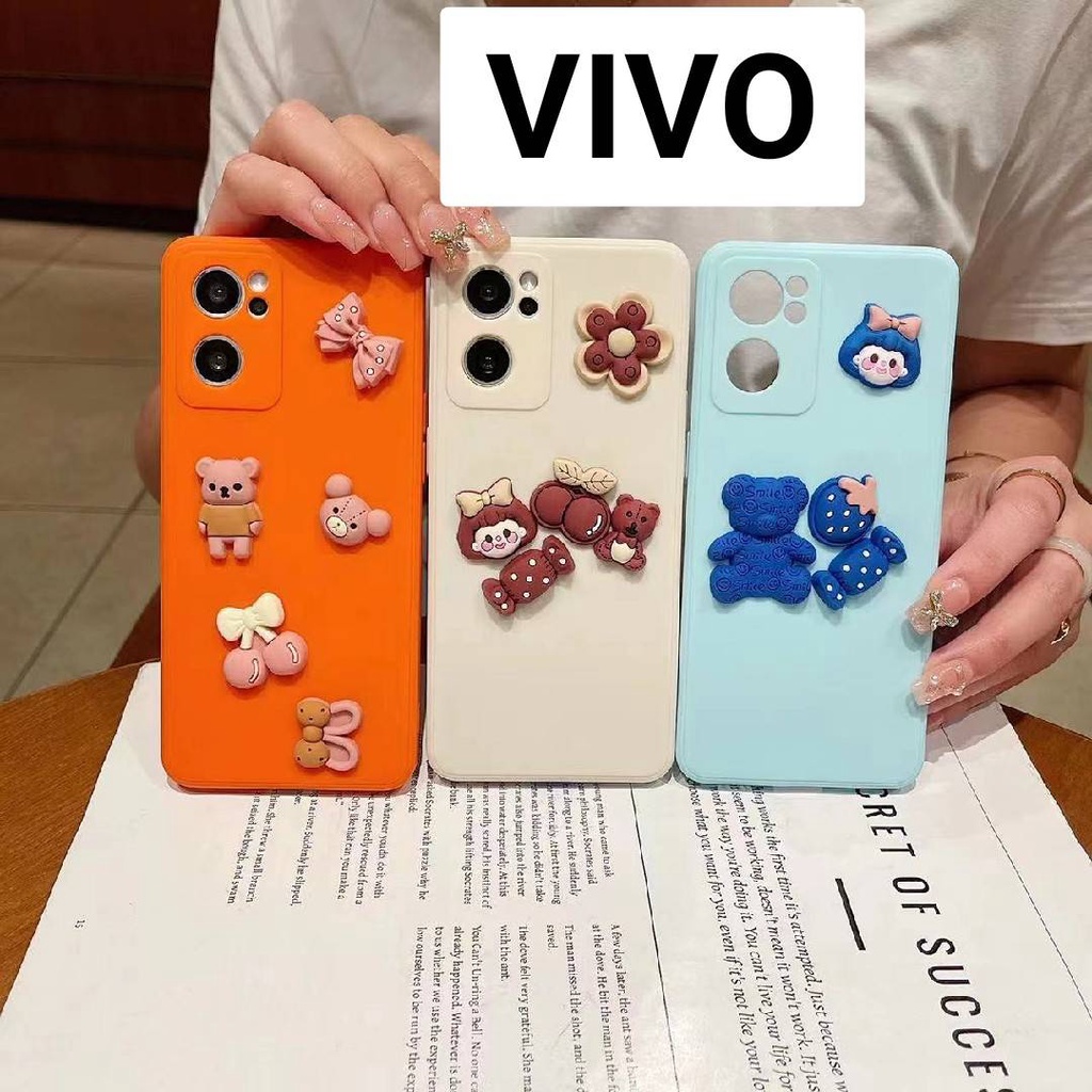 เคสมือถือ ซิลิโคน เคสVIVO เคสโทรศัพท์มือถือ Vivo Y3 Y11 V17pro Y12 Y17 Y19 Y95 Y93 S1 pro#102