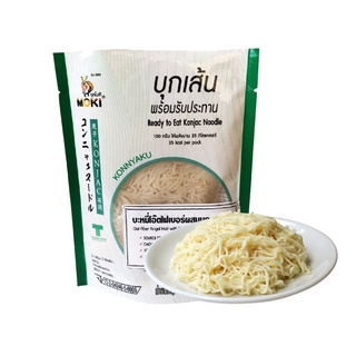 MOKI บะหมี่โอ๊ตไฟเบอร์พร้อมทาน (แพ็คคู่100gx2) บุกเพื่อสุขภาพ (FK0210-1)  คีโต คลีน Keto Clean Oat Fiber With Konjac Ready to eat