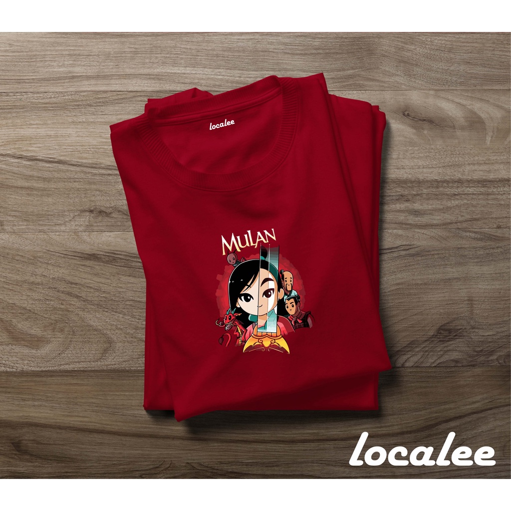 MULAN DISNE* RED TSHIRT- MULAN SCREEN-PRINTED T-SHIRT- DISNE COLLECTION T-SHIRT*- MULAN DISNE* TSHIR