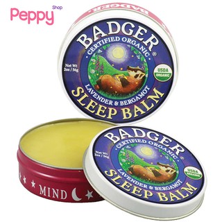 Badger Company Sleep Balm Lavender &amp; Bergamot (56 g) บาล์มช่วยผ่อนคลาย