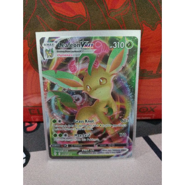 Pokemon Card "Leafeon Vmax 008/203" ENG Evolving Skies