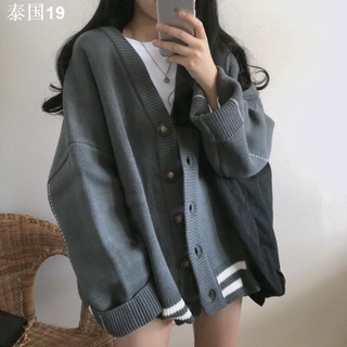 Xiaozhainv New long-sleeved knitted cardigan Womens fashion