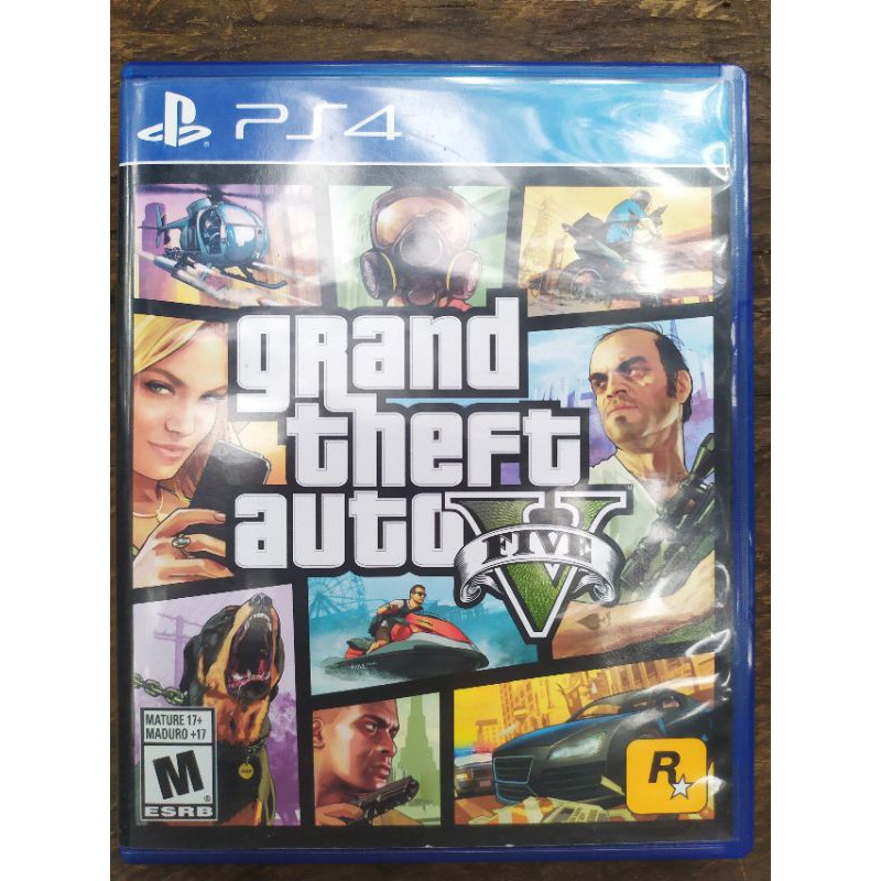 แผ่น PS4 GTA V  (มือสอง)​   สภาพดี เล่นจบรอบเดียว ราคา #500 บาท