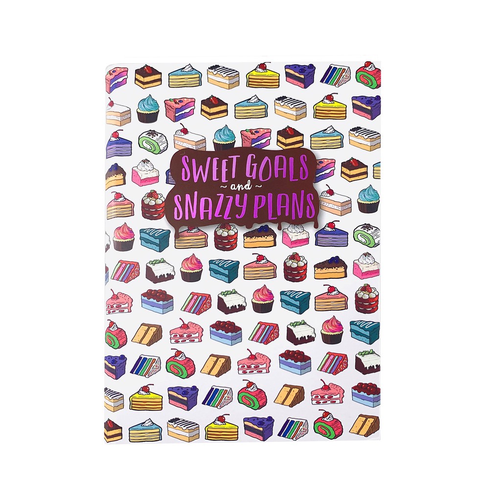 A5 NOTEBOOK JOURNAL with Lines สําหรับวางแผนรายเดือนรายสัปดาห์ประจําวัน - Journal - Snazzy Plans Cak