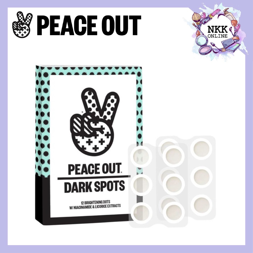 [พร้อม ส่งของแท้100%] Peace Out Dark Spots 12 Brightening Dots| Dark Spot