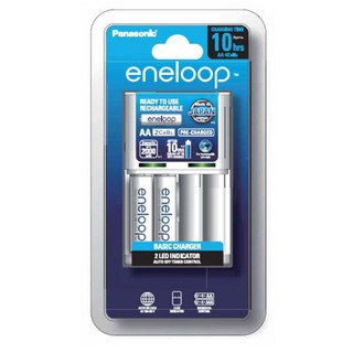 Eneloop Panasonic Charger เครื่องชาร์จแบตเตอรี่ with AA x 2 pcs. รุ่น K-KJ51MCC20T ของแท้ครับ