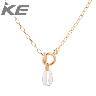 Jewelry Simple geometric circle word buckle alloy shell necklace women for girls for women low