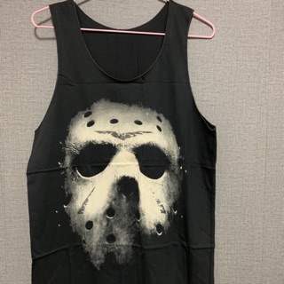 Jason Friday T-shirt tank top เสื้อกล้ามลาย ผ้า cotton 💯 %