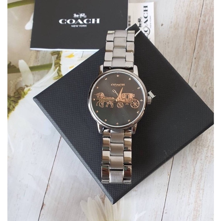 ✴️แท้ 💯% Coach Ladies Grand Watch 14502925 แท้ 💯%