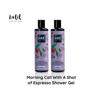 Lalil Morning Call with a Shot of Espresso  Skin Soothing Shower Gel Set