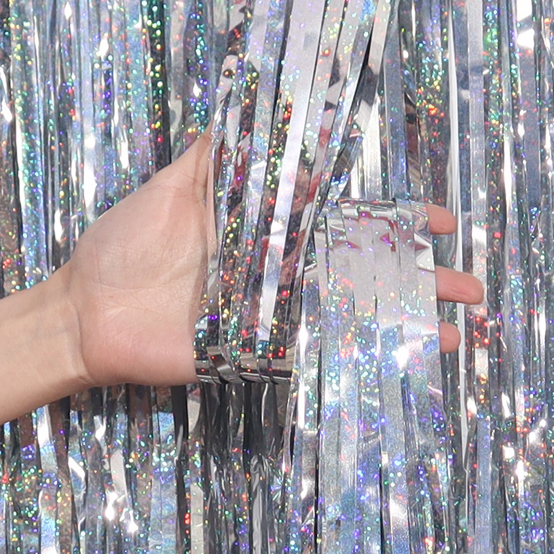 แนะนำ ผ้าม่าน ผ้าม่านผ้าไหม ลายทาง ยาว 2 เมตร สําหรับตกแต่งปาร์ตี้วันเกิด งานแต่งงาน ราคาพิเศษ มีเก็บเงินปลายทาง