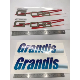 สติ๊กเกอร์ดั่งเดิม Grandis / G-CAB รถกระบะ MITSUBISHI STRADA