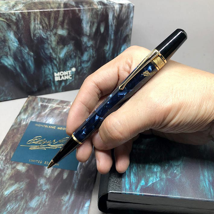 ปากกามือสอง ของแท้ ปากกาหมึกแห้ง MONTBLANC ปี 1998 Limited 03768 / 15000 EDGAR A. POE
