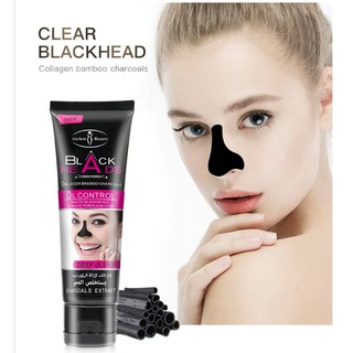 Aichun black head Clear Blackherd Collagen Bamboo charcoals Facial Mask 50ml