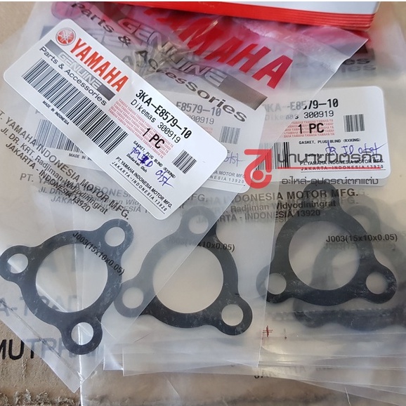 3KAE857910 ปะเก็นฝาปิดเกียร์ Yamaha แท้ ยามาฮ่า RXS RXK YL2 DT100 GASKET Plug, Blind Shift Cam 3KA-E8579-10 29N 164