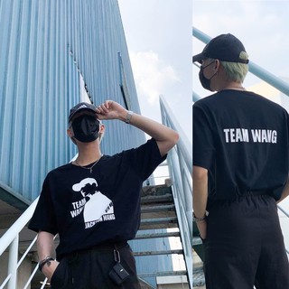 🤍TEAM WANG #GOT7 T-Shirt JACKSONWANG สีดำ สีขาวสามารถปรับแต่งได้