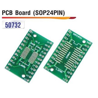 PCB Board SOP24 convertor 24 ขา หน้าหลัง