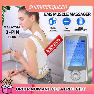 Electric Tens Relax Muscle Stimulator EMS Acupuncture Body Massage Digital Therapy Slimming Machine Electrostimulator GZ