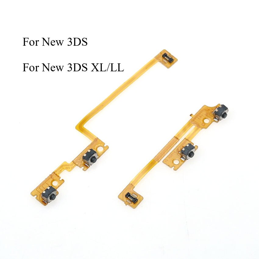 Replacement Shoulder Trigger Button Left & Right Flex Cable for Nintendo New 3DS New 3DS XL LL (2015 Version)